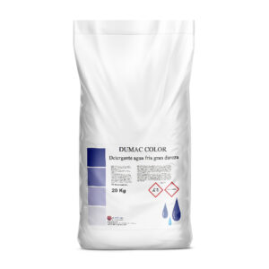 DUMAC COLOR<br>Detergente en polvo agua fría gran dureza